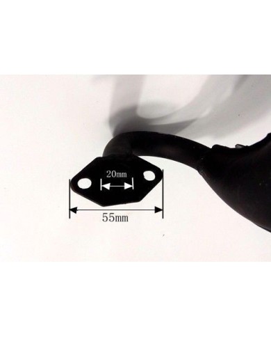 Exhaust Pipe Muffler Set 49cc 2 Stroke Engine Kit Quad Dirt Bike Scooter Kart