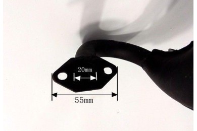 Exhaust Pipe Muffler Set 49cc 2 Stroke Engine Kit Quad Dirt Bike Scooter Kart