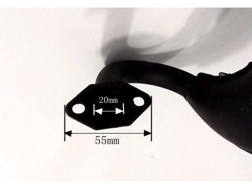 Exhaust Pipe Muffler Set 49cc 2 Stroke Engine Kit Quad Dirt Bike Scooter Kart