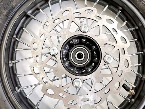 60/100-12 FRONT WHEEL KNOBBY TYRE +TUBE WITH DISC 12 INCH 12mm hole DIRT BIKE TRAIL BIKE