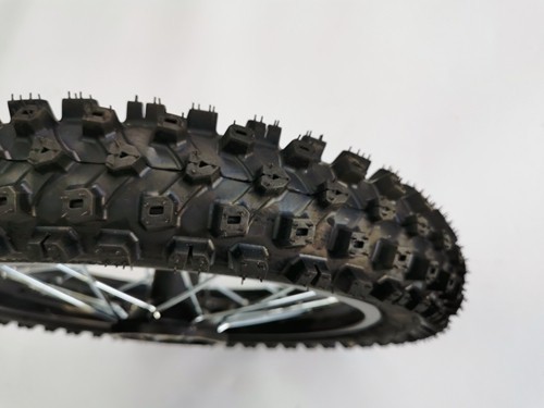 60/100-12 FRONT WHEEL KNOBBY TYRE +TUBE WITH DISC 12 INCH 12mm hole DIRT BIKE TRAIL BIKE