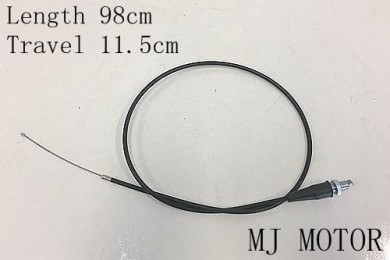 Black 98cm 115mm Twist Throttle Cable50 70 110 125 150cc PIT PRO TRAIL DIRT BIKE
