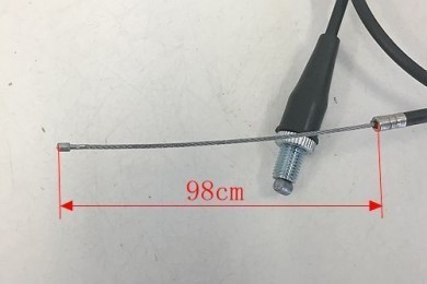 Black 98cm 115mm Twist Throttle Cable50 70 110 125 150cc PIT PRO TRAIL DIRT BIKE