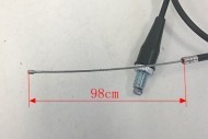 Black 98cm 115mm Twist Throttle Cable50 70 110 125 150cc PIT PRO TRAIL DIRT BIKE