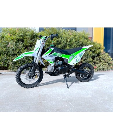 110cc Dirt Bike Trail Pit Bike Motor Electric Start Semi Auto Junior Bike Kid Green