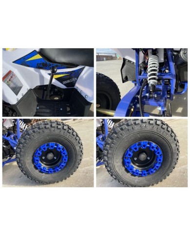 125CC ATV Quad Sport Dirt Bike 4 Wheel Buggy Go kart Rear Rack Semi Auto 1+1 PINK