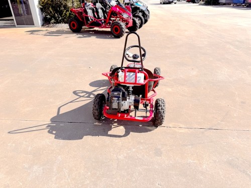 Brand New 49cc Mini Go Kart 4 Wheeler Kids 2 Stroke Buggy Quad Atv Red