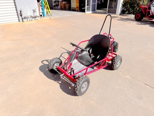 Brand New 49cc Mini Go Kart 4 Wheeler Kids 2 Stroke Buggy Quad Atv Red