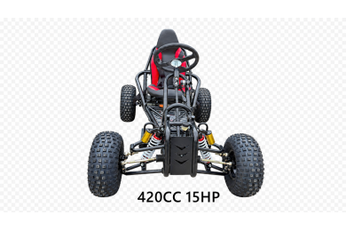 Torque420X Go Kart 15hp 420cc Teen Adult Off Road Buggy Torque Converter E-starter