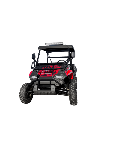 200cc Farm UTV with Manual Dump Bed WorkHorse 200 EFI Alloy Rim Hard Plastic Roof Led Lights Windscreen