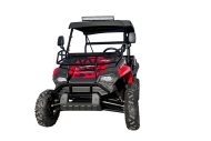 200cc Farm UTV with Manual Dump Bed WorkHorse 200 EFI Alloy Rim Hard Plastic Roof Led Lights Windscreen