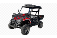 200cc Farm UTV with Manual Dump Bed WorkHorse 200 EFI Alloy Rim Hard Plastic Roof Led Lights Windscreen