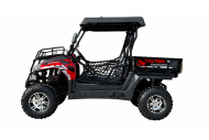 200cc Farm UTV with Manual Dump Bed WorkHorse 200 EFI Alloy Rim Hard Plastic Roof Led Lights Windscreen