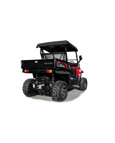 200cc Farm UTV with Manual Dump Bed WorkHorse 200 EFI Alloy Rim Hard Plastic Roof Led Lights Windscreen