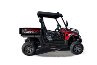 200cc Farm UTV with Manual Dump Bed WorkHorse 200 EFI Alloy Rim Hard Plastic Roof Led Lights Windscreen