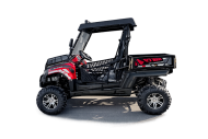 200cc Farm UTV with Manual Dump Bed WorkHorse 200 EFI Alloy Rim Hard Plastic Roof Led Lights Windscreen