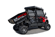 200cc Farm UTV with Manual Dump Bed WorkHorse 200 EFI Alloy Rim Hard Plastic Roof Led Lights Windscreen