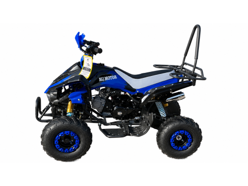 RANGER 125 125CC ATV Sport Quad Dirt Bike 4 Wheel Buggy Go kart Rear Rack Semi Auto 3+1 Blue