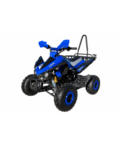 RANGER 125 125CC ATV Sport Quad Dirt Bike 4 Wheel Buggy Go kart Rear Rack Semi Auto 3+1 Blue