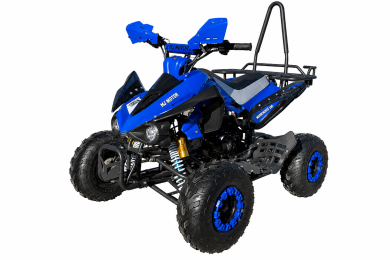 RANGER 125 125CC ATV Sport Quad Dirt Bike 4 Wheel Buggy Go kart Rear Rack Semi Auto 3+1 Blue