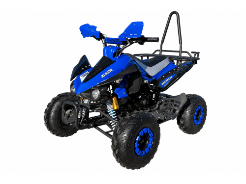 RANGER 125 125CC ATV Sport Quad Dirt Bike 4 Wheel Buggy Go kart Rear Rack Semi Auto 3+1 Blue