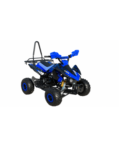 RANGER 125 125CC ATV Sport Quad Dirt Bike 4 Wheel Buggy Go kart Rear Rack Semi Auto 3+1 Blue