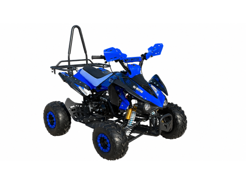 RANGER 125 125CC ATV Sport Quad Dirt Bike 4 Wheel Buggy Go kart Rear Rack Semi Auto 3+1 Blue
