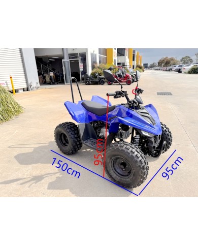 150CC ATV Sport Quad 4 Wheel Buggy Semi Auto ZOOMER red kids Adults Off-road