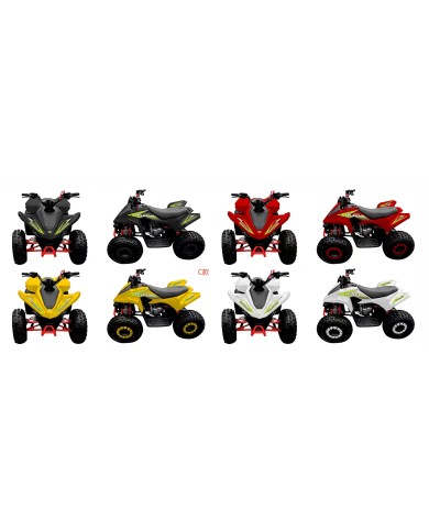 150CC ATV Sport Quad 4 Wheel Buggy Semi Auto ZOOMER red kids Adults Off-road