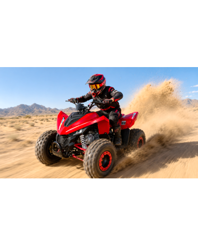150CC ATV Sport Quad 4 Wheel Buggy Semi Auto ZOOMER red kids Adults Off-road