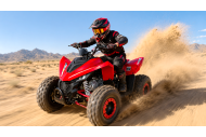 150CC ATV Sport Quad 4 Wheel Buggy Semi Auto ZOOMER red kids Adults Off-road