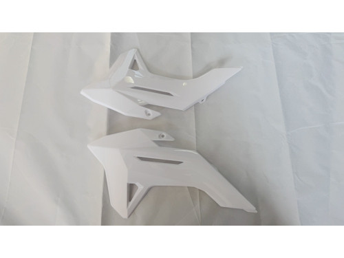 White Plastics Guard Fairing Fender Kit  50cc PIT PRO Dirt Bike BOLT