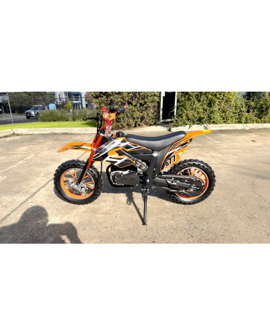 MX49 49CC DIRT BIKE KIDS PEE WEE MOTORCYCLE ATV 50CC HYDRAULIC BRAKES ORANGE