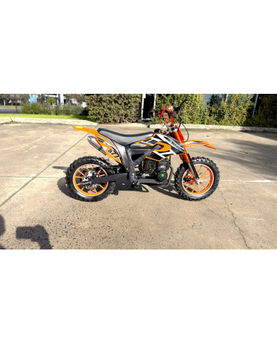 MX49 49CC DIRT BIKE KIDS PEE WEE MOTORCYCLE ATV 50CC HYDRAULIC BRAKES ORANGE