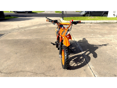 MX49 49CC DIRT BIKE KIDS PEE WEE MOTORCYCLE ATV 50CC HYDRAULIC BRAKES ORANGE