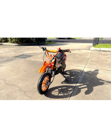MX49 49CC DIRT BIKE KIDS PEE WEE MOTORCYCLE ATV 50CC HYDRAULIC BRAKES ORANGE