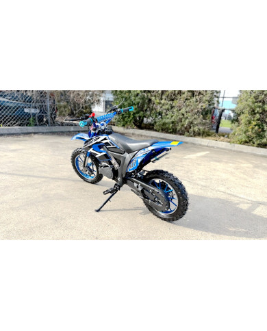 MX49 49CC DIRT BIKE KIDS PEE WEE MOTORCYCLE ATV 50CC HYDRAULIC BRAKES BLUE
