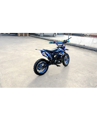 MX49 49CC DIRT BIKE KIDS PEE WEE MOTORCYCLE ATV 50CC HYDRAULIC BRAKES BLUE