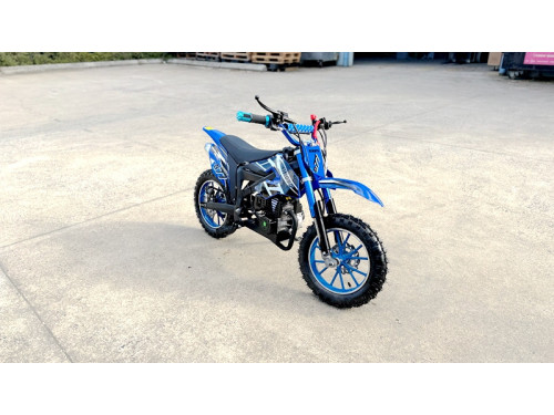 MX49 49CC DIRT BIKE KIDS PEE WEE MOTORCYCLE ATV 50CC HYDRAULIC BRAKES BLUE