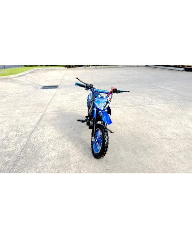 MX49 49CC DIRT BIKE KIDS PEE WEE MOTORCYCLE ATV 50CC HYDRAULIC BRAKES BLUE