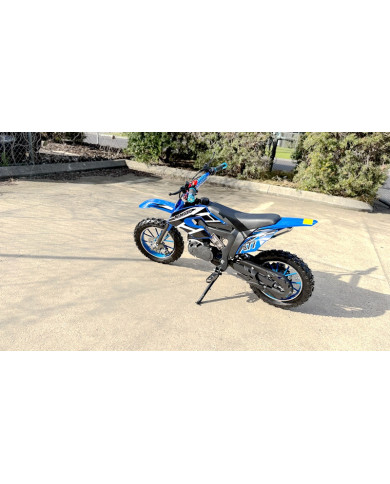 MX49 49CC DIRT BIKE KIDS PEE WEE MOTORCYCLE ATV 50CC HYDRAULIC BRAKES BLUE