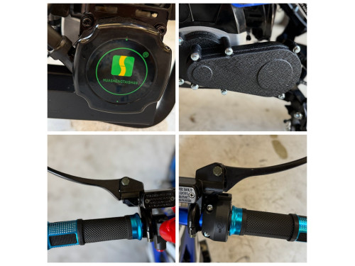 MX49 49CC DIRT BIKE KIDS PEE WEE MOTORCYCLE ATV 50CC HYDRAULIC BRAKES BLUE