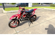 MX49 49CC DIRT BIKE KIDS PEE WEE MOTORCYCLE ATV 50CC HYDRAULIC BRAKES RED