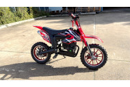 MX49 49CC DIRT BIKE KIDS PEE WEE MOTORCYCLE ATV 50CC HYDRAULIC BRAKES RED