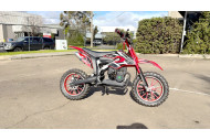 MX49 49CC DIRT BIKE KIDS PEE WEE MOTORCYCLE ATV 50CC HYDRAULIC BRAKES RED