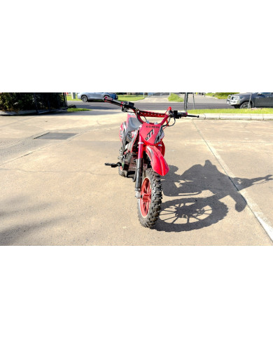 MX49 49CC DIRT BIKE KIDS PEE WEE MOTORCYCLE ATV 50CC HYDRAULIC BRAKES RED