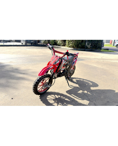 MX49 49CC DIRT BIKE KIDS PEE WEE MOTORCYCLE ATV 50CC HYDRAULIC BRAKES RED