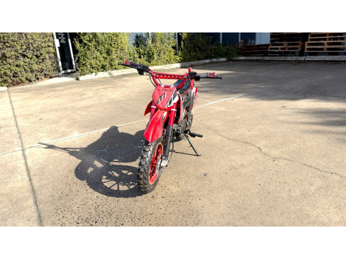 MX49 49CC DIRT BIKE KIDS PEE WEE MOTORCYCLE ATV 50CC HYDRAULIC BRAKES RED
