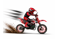 MX49 49CC DIRT BIKE KIDS PEE WEE MOTORCYCLE ATV 50CC HYDRAULIC BRAKES RED