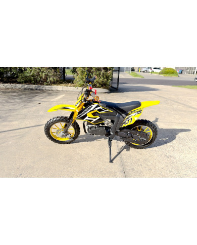 MX49 49CC DIRT BIKE KIDS PEE WEE MOTORCYCLE ATV 50CC HYDRAULIC BRAKES YELLOW